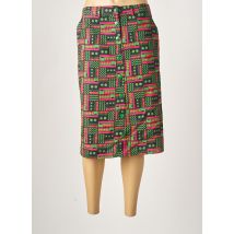 PRINCESSE NOMADE - Jupe mi-longue vert en viscose - Femme - Taille 42 - Modz