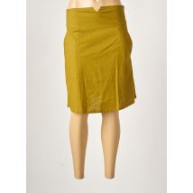 KALI YOG - Jupe mi-longue vert en coton - Femme - Taille 38 - Modz
