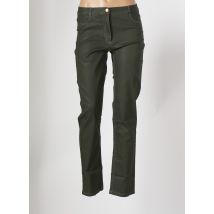 BETTY BARCLAY - Pantalon slim vert en coton pour femme - Taille 38 - Modz