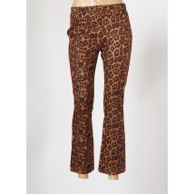 LOLA CASADEMUNT - Pantalon flare marron en polyester pour femme - Taille 42 - Modz