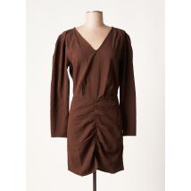 JDY - Robe courte marron en polyester - Femme - Taille 36 - Modz