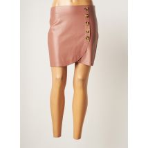 NOISY MAY - Jupe courte rose en polyurethane - Femme - Taille 36 - Modz