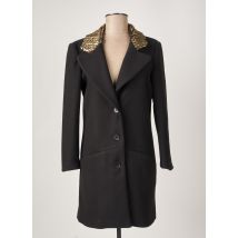 LES TROPEZIENNES PAR M.BELARBI - Manteau long noir en polyester - Femme - Taille 34 - Modz