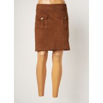 LES TROPEZIENNES PAR M.BELARBI - Jupe courte marron en polyester - Femme - Taille 42 - Modz