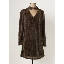 COMPAÑIA FANTASTICA - Robe courte jaune en polyester - Femme - Taille 40 - Modz