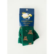 PLANET&CO - Collants vert en acrylique - Fille - Taille TU - Modz