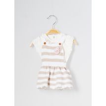 MAYORAL - Ensemble robe blanc en coton - Fille - Taille TU - Modz