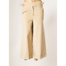FRACOMINA - Pantalon large beige en coton - Femme - Taille 40 - Modz