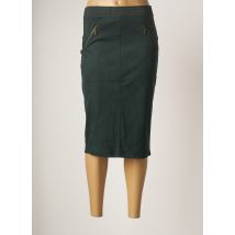 YEST - Jupe mi-longue vert en polyester - Femme - Taille 36 - Modz