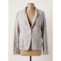 QUIET - Blazer gris en coton - Femme - Taille 40 - Modz