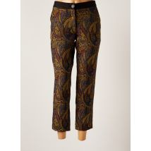 TOUPY - Pantalon 7/8 noir en polyester - Femme - Taille 38 - Modz