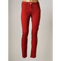 ANDAMIO - Pantalon slim orange en coton - Femme - Taille 42 - Modz