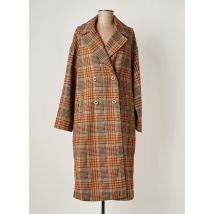 NEKANE - Manteau long marron en polyester - Femme - Taille 38 - Modz