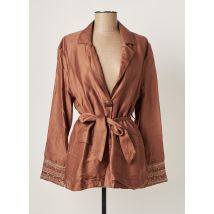 NEKANE - Blazer marron en viscose - Femme - Taille 38 - Modz