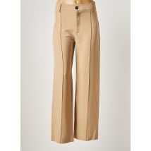 NEKANE - Pantalon droit beige en polyester - Femme - Taille 38 - Modz