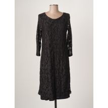 STREET ONE - Robe mi-longue noir en viscose - Femme - Taille 38 - Modz
