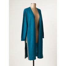MY TWIN - Gilet manches longues bleu en viscose - Femme - Taille 36 - Modz