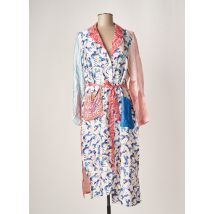 ME369 - Robe mi-longue bleu en viscose - Femme - Taille 36 - Modz