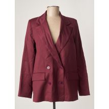 MODETROTTER - Blazer rouge en laine vierge - Femme - Taille 42 - Modz
