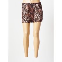 LOVE STORIES - Short marron en coton pour femme - Taille 36 - Modz