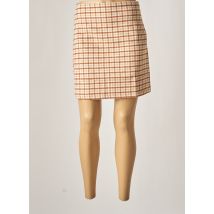 DAPHNEA - Jupe courte beige en polyester - Femme - Taille 36 - Modz
