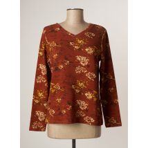 AGATHE & LOUISE - T-shirt marron en viscose pour femme - Taille 38 - Modz