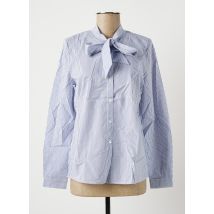 LA FÉE ATELIER BY LA FÉE MARABOUTÉE - Chemisier bleu en coton - Femme - Taille 38 - Modz