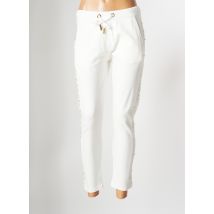 CRISTINA BARROS - Pantalon chino blanc en viscose - Femme - Taille 34 - Modz