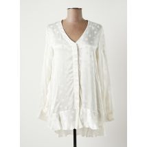 CRISTINA BARROS - Tunique manches longues blanc en viscose - Femme - Taille 36 - Modz