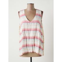 CRISTINA BARROS - Top rose en lin - Femme - Taille 36 - Modz