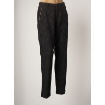 NIZA - Pantalon chino noir en polyester - Femme - Taille 40 - Modz