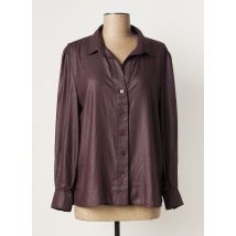 LE PETIT BAIGNEUR - Chemisier marron en polyester - Femme - Taille 40 - Modz