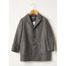 BONPOINT - Manteau court gris en laine pour garçon - Taille 6 A - Modz