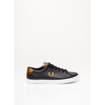 FRED PERRY - Baskets noir en cuir enduit pour femme - Taille 36 - Modz