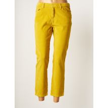 DIANA GALLESI - Pantalon 7/8 jaune en coton - Femme - Taille 42 - Modz