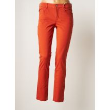 GARDEUR - Pantalon droit orange en coton - Femme - Taille 38 - Modz