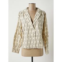 ORFEO - Blouse beige en coton - Femme - Taille 38 - Modz