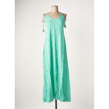 GOA - Robe longue vert en viscose pour femme - Taille 40 - Modz