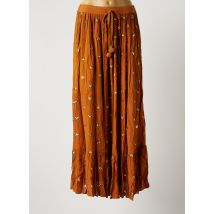 GOA - Jupe longue marron en polyester - Femme - Taille 38 - Modz