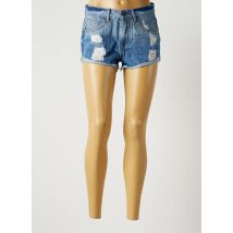 R.DISPLAY - Short bleu en coton - Femme - Taille 38 - Modz