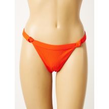 KHASSANI - Bas de maillot de bain orange en polyamide - Femme - Taille 40 - Modz