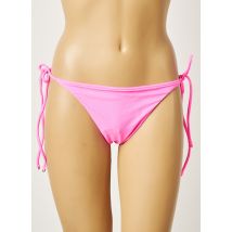 KHASSANI - Bas de maillot de bain rose en polyamide - Femme - Taille 40 - Modz