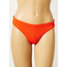 KHASSANI - Bas de maillot de bain orange en polyamide - Femme - Taille 36 - Modz