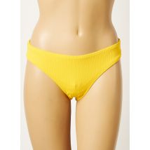 KHASSANI - Bas de maillot de bain jaune en polyamide pour femme - Taille 34 - Modz