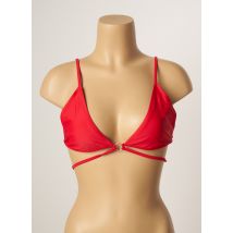 KHASSANI - Haut de maillot de bain rouge en polyamide pour femme - Taille 40 - Modz