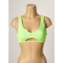 KHASSANI - Haut de maillot de bain vert en polyamide pour femme - Taille 40 - Modz