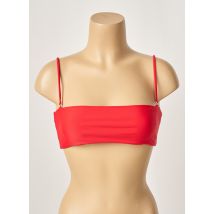 KHASSANI - Haut de maillot de bain rouge en polyamide - Femme - Taille 34 - Modz