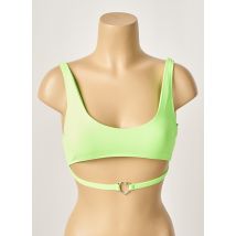 KHASSANI - Haut de maillot de bain vert en polyamide - Femme - Taille 38 - Modz
