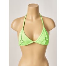 KHASSANI - Haut de maillot de bain vert en polyamide - Femme - Taille 38 - Modz