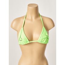 KHASSANI - Haut de maillot de bain vert en polyamide - Femme - Taille 34 - Modz